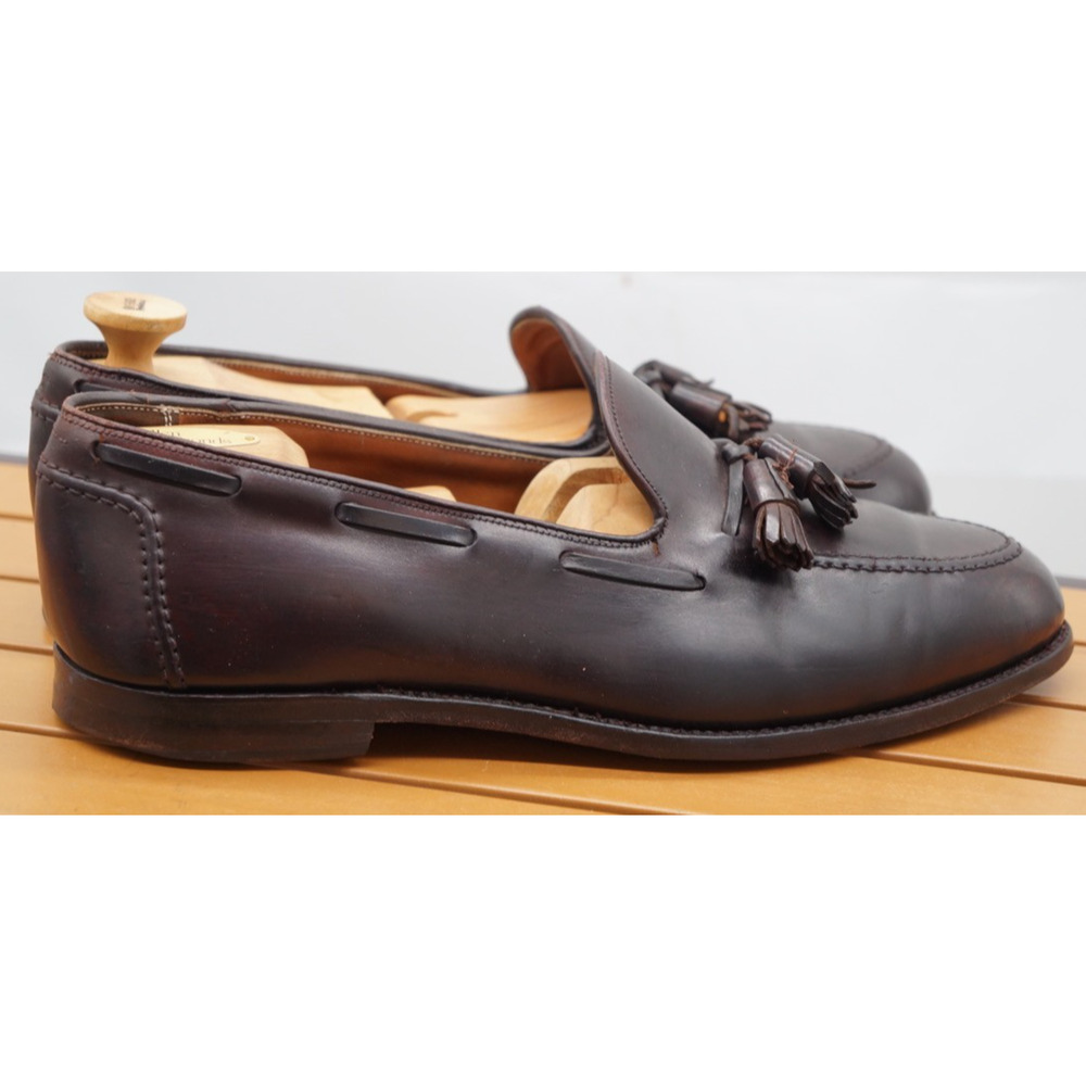 Alden Brooks Brothers 772 Color 8 Shell Cordovan Tassel Loafers Shoes Men’s 12 D - Picture 6 of 13